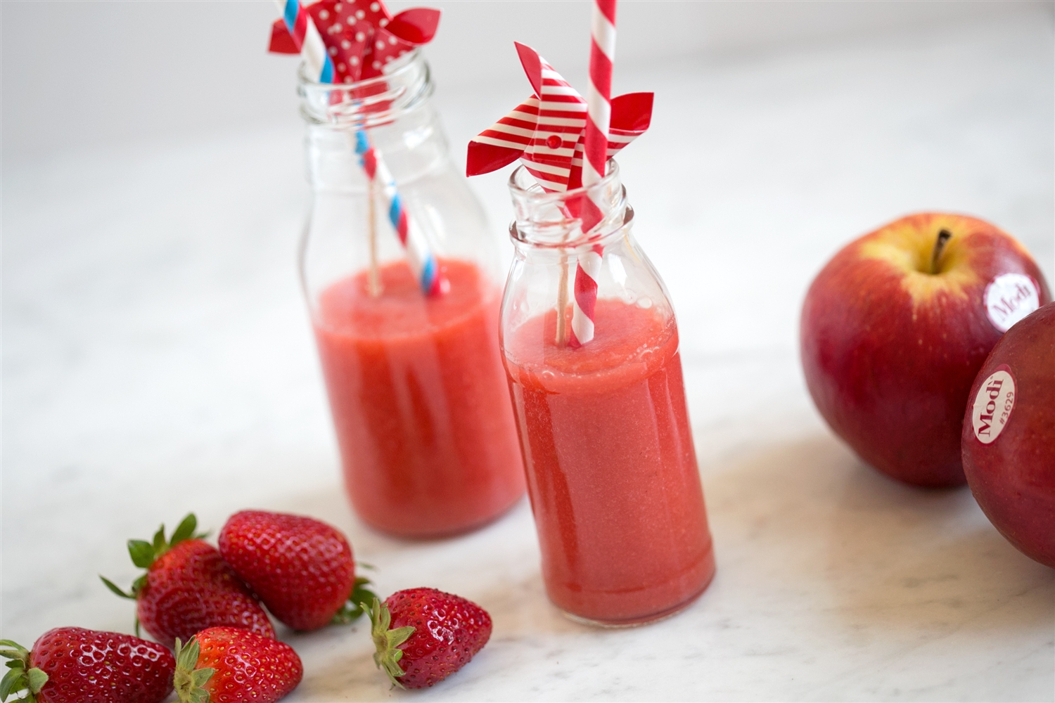 Modi Apfel, Erdbeer und Karotten Smoothie | Modì® Apple
